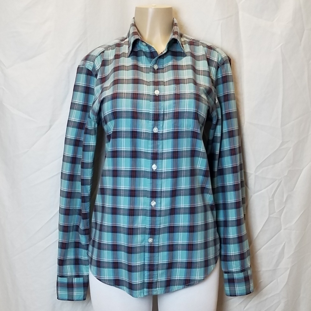 GAP Classic Fit Plaid Cotton Shirt